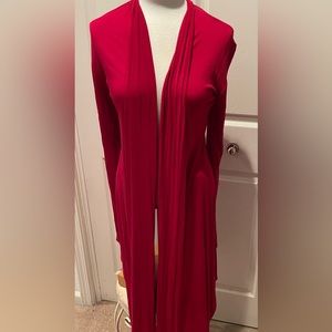 Preloved light sweater worn once Size L red